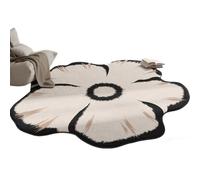 Tapis Vintage Géant Extraordinaire, Tapis De Sol, Dessus-de-lit Anti-dérapant pour Salon Et Chambre, Doux en Fausse Laine(Irregular H,Diameter 240cm)