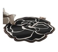 Tapis Vintage Géant Extraordinaire, Tapis De Sol, Dessus-de-lit Anti-dérapant pour Salon Et Chambre, Doux en Fausse Laine(Irregular F,Diameter 80cm)