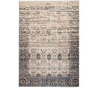 Tapis Vintage Motif Oriental Galaxy IV Beige & Bleu 120 x 180 cm Beige