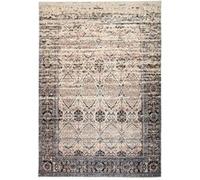 Tapis Vintage Motif Oriental "Galaxy IV" Beige & Bleu 200 x 290 cm Beige G