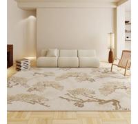 Tapis Vintage pour Salon Ou Chambre À Coucher, Lavable, Doux, en Fausse Laine Épaisse, Tapi De Ferme, Tapis De Bureau À Domicile, Tapi pour Chien Ou Chat(Pattern D,160cmx230cm)