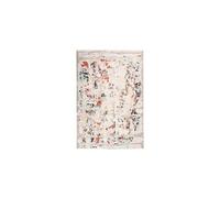 Tapis vintage tissé à la main "piedmont" multicolore 120 x 170 cm