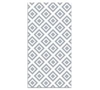 Panorama Tapis Vinyle Cuisine Salle de Bain - Différentes Tailles - (Carrés Gris 40x80 cm)