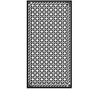Tapis Vinyle Panorama Géométrie Carrée 80x150 cm - Tapis pour Cuisine, Bureau et Salon en PVC