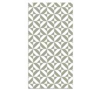 Tapis Vinyle - Panorama - Géométrie Verte - 60x200 cm - Résistant - Intérieur/Extérieur