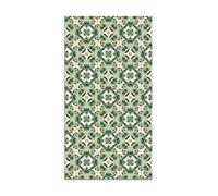 Tapis Vinyle Panorama Hydraulique Oriental Vert 60x110 cm - Tapis pour Cuisine, Bureau et Salon en PVC
