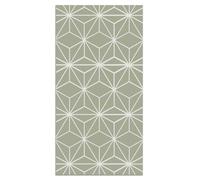 Panorama Tapis Vinyle du Sol Cuisine Salle de Bain - Différentes Tailles - (Lignes d'Étoiles Vertes 80x150 cm)