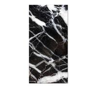 Panorama Tapis du Sol Allée - Différentes Tailles - (Marbre Noir 60x200 cm)