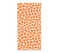 Tapis Vinyle Panorama Motif Pavé Orange 40x80 cm - Tapis pour Cuisine, Bureau et Salon en PVC
