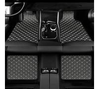 Tapis Voiture 4 pièces Cuir pour Element 2003-2011 - Imperméable et antidérapant Avant et arrière Accessoires de Voiture Intérieur,Black-White