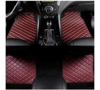 Tapis Voiture 4 pièces Cuir pour Toyota Yaris Cross Gasoline 2021-2023 - Imperméable et antidérapant Avant et arrière Accessoires de Voiture Intérieur,Red