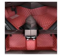 Tapis Voiture Caoutchouc pour Mitsubishi pour ASX pour RVR 2013-2022 Tapis De Sol 3D Accessoires Auto Intérieurs(Wine Red 5 Seats)