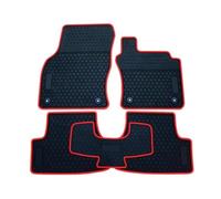 Tapis Voiture Car Floor Mats Car Mat Rugs Carpet for Golf VII MK7 Right Hand Drive 2012 2013 2014 2015 2016 2017 2018 2019(Un Rouge)