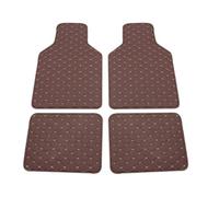Tapis Voiture Confort Lot De 4 Tapis Sol Universels for Voiture, Imperméables Et Anti-salissures, Utilisation Adaptée pour Great Wall M1, M2, M4, Hover H3, X200(Brown2)