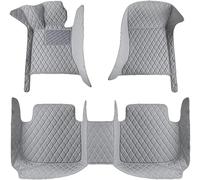 Tapis Voiture Cuir pour Honda Stephwgn 2022 2021 2022 2023 2024 2025 (LHD), Tapis Couverture Personnalisée Complète Antidérapant Moquette Imperméable Accessoires,F-Grey