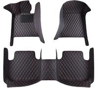 Tapis Voiture Cuir pour Honda Stephwgn RP5 2015-2019 2020 2021 2022 2023 2024 2025 (LHD), Tapis Couverture Personnalisée Complète Antidérapant Moquette Imperméable Accessoires,E-Black+Red