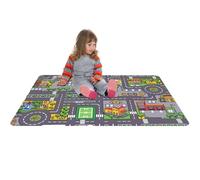 Tapis Voiture Enfant,Urbaine Velours Tapis,Tapis De Chambre D'enfant,Piste De Voiture Tapis Circuit Plan,tapis De Jeu Étanche,Tapis De Jeux Bébé Antidérapant,idéal Pour Jouer Avec Des Voitures Et Des