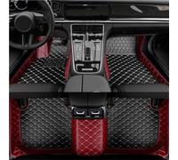 Tapis Voiture Moquette Tapis de Sol personnalisés de Couleur pour Land pour Rover pour Range pour Rover 5 Places (2018-2022) Accessoires Moquette(Wine Red Black 5 Sea)