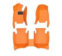 Tapis Voiture pour BYD pour Seal U DM I 2020 2021 2022 2023 2024 2025 Tapis De Sol Auto(Full Set-Orange)