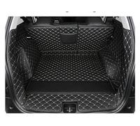 Tapis Voiture pour Citroën C4 pour Picasso 5 Places 2014-2018 Pièces Intérieures Tapis De Coffre Anti-Rayures en Cuir(Beige Line D)