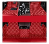 Tapis Voiture pour Mercedes pour Benz SLK 2009-2022 Auto Tapis Accessoires pour Pieds Tapis Sol Voiture(Rouge)