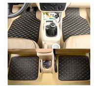 Tapis Voiture pour Opel pour Aatara pour Astra pour Mocha pour Omega pour Grandland pour Corsa Auto Repose Pieds Tapis Auto Intérieur Voiture Tapis Sol Voiture(Beige Noir)