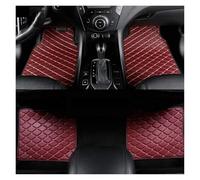 Tapis Voiture pour Opel pour Aatara pour Astra pour Mocha pour Omega pour Grandland pour Corsa Auto Repose Pieds Tapis Auto Intérieur Voiture Tapis Sol Voiture(Vin Rouge)