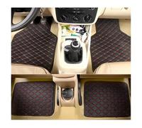 Tapis Voiture pour Opel pour Aatara pour Astra pour Mocha pour Omega pour Grandland pour Corsa Auto Repose Pieds Tapis Auto Intérieur Voiture Tapis Sol Voiture(Noir Rouge)