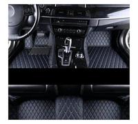 Tapis Voiture pour Skoda pour Superb 3 2016 2017 2018 2019 2020 2021 Tapis Sol Voiture Cuir sur Mesure Tapis Coussinets Pied Accessoires(3pc Black Blue,RHD)