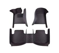 Tapis Voiture pour Toyota Land Cruiser 7seats 2010-2015, Couverture ComplèTe Cuir Tapis de Sol Antidérapant Imperméable Protection Interieur Accessoires,Black-Red