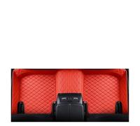 Tapis Voiture Tapis De Sol De Voiture pour Mini pour Countryman F60 2017-2024 Tapis Voiture Tous Temps Voiture(Red)