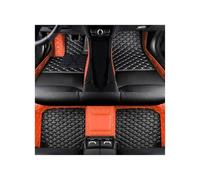 Tapis Voiture Tapis De Sol pour Nissan pour Rogue 2021 2022 Accessoires L'intérieur Homme Femme(Black and Orange)