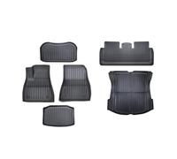Tapis Voiture Tapis Sol Voiture Doublures Intérieures Monoblocs Moulées Résistantes Saleté pour Voiture Étanche Accessoires Intérieurs Repose-Pieds