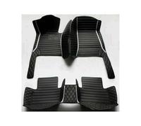 Tapis Voiture Tapis Sol Voiture en Cuir Luxe Antidérapants Imperméables Toutes Saisons pour Mazda CX-30 DM 2020 2021 2022 2023 Tapis Sol Voiture(Style 4 Black Red)
