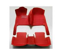 Tapis Voiture Tapis Sol Voiture en Cuir Luxe Imperméables Et 3D pour Chevy pour Trax 2014 2015 2016 2017 2018 Tapis Sol Voiture(Style 4 Red)