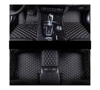 Tapis Voiture Tous Temps Voiture Pour Hyundai Pour Grand Pour SantaFe 6seats 2019 2020 2021 2022 2023 Tapis De Sol Personnalisé Pour Voiture Tapis De Voiture(Black Beige)