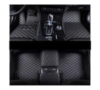 Tapis Voiture Tous Temps Voiture Pour Hyundai Pour Matrice 2000 2001 2002 2003 2004 2005 2006 2007 2008 2009 2010 Tapis De Sol De Voiture Personnalisés Ensemble De Tapis De Voiture(All Black)