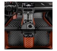 Tapis Voiture Tous Temps Voiture Pour Hyundai Pour SantaFe 2006 2007 2008 2009 Tapis De Sol De Voiture Personnalisé Accessoires Intérieurs Tapis De Voiture Toutes Saisons(Brown Black)