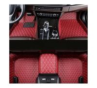 Tapis Voiture Tous Temps Voiture Pour Superb 2013-2015 Tapis De Sol De Voiture Personnalisés Tapis Auto Pied Coche Accessoire Tapis De Voiture Toutes Saisons Ensemble De Tapis De Voiture(Wine red)