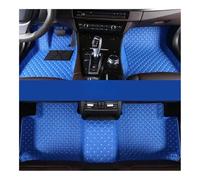 Tapis Voiture Tous Temps Voiture Pour Superb 2013-2015 Tapis De Sol De Voiture Personnalisés Tapis Auto Pied Coche Accessoire Tapis De Voiture Toutes Saisons Ensemble De Tapis De Voiture(Blue)