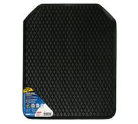 Tapis Voiture Universel Caoutchouc Naturel 44X55CM Bords Relevés Noir 1 Pièces