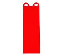 Tapis volant en plastique résistant aux basses températures avec deux poignées pour une glisse en plein air sûre et amusante (rouge)