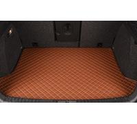 Tapis Voyage Résistants à l'eau Tapis De Coffre De Voiture pour Toyota pour Crown S180 S200 S210 2003-2018 Tapis De Coffre en Cuir Tapis De Doublure De Cargaison Arrière(All Brown,Size 3)