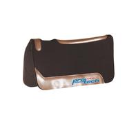 Tapis western pour cheval avec long patch en néoprène et feutre Pro-Tech Marron TU
