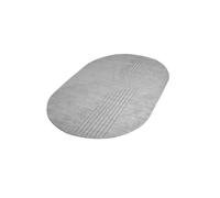 Tapis Woud Kyoto Ovale Doré 340x210 cm Gris
