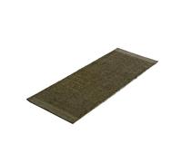 Tapis Woud Rombo 200x75 cm Blanc Cassé/Vert Mousse
