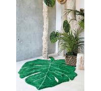 Tapis XL coton lavable Feuille Monstera LORENA CANALS vert TU