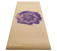 Tapis yoga 6mm liège rose de mandala