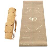 Tapis yoga liège 6mm colibri +sac liège