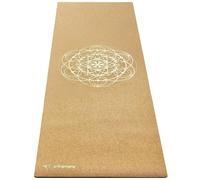 Tapis yoga liège xxl 2,15 m fleur de vie